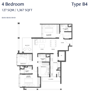 parq-bella-234-tembling-road-singapore-floor-plan-4-bedroom-type-b4